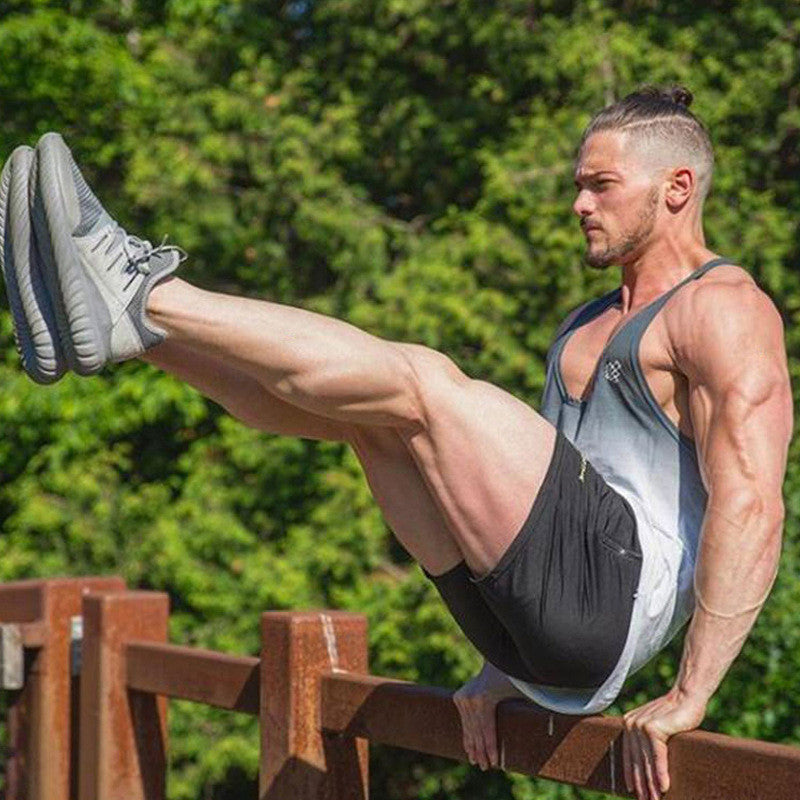 Fitness Territory Men's Vest Gradient Color